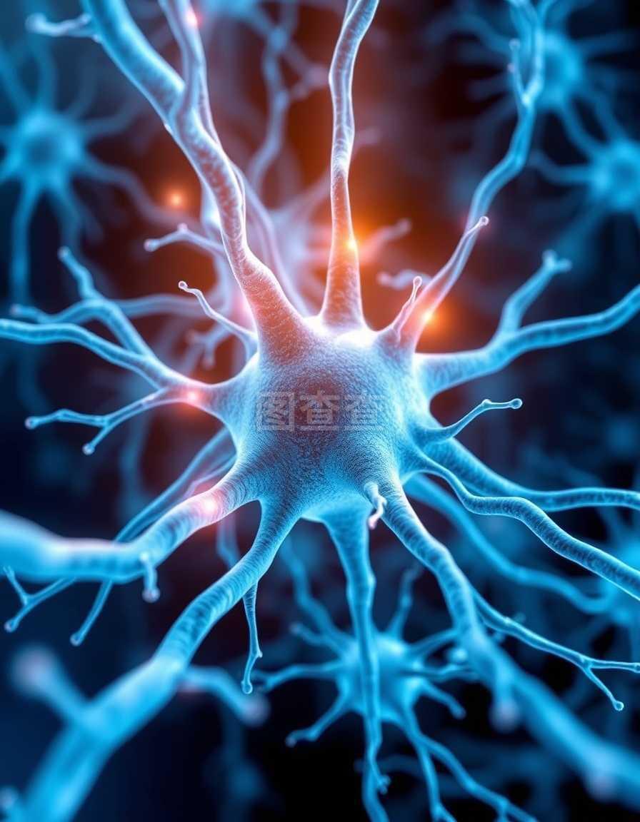 神经元网络中的信号传输 三维图像下的得元网络解析